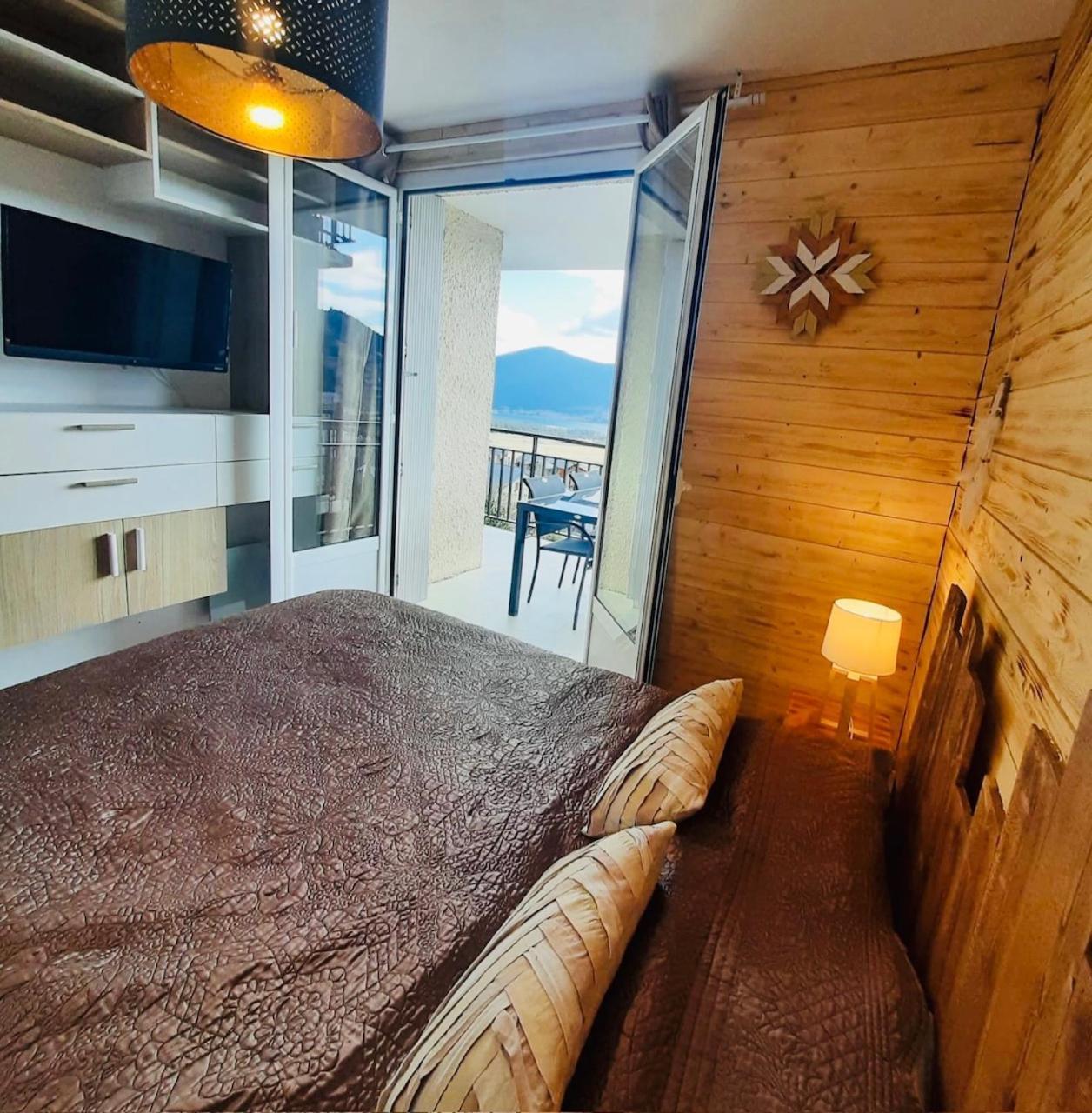Appartement, Vue Lac Panoramique Avec Terrasse, Parking, Aux Angles 외부 사진